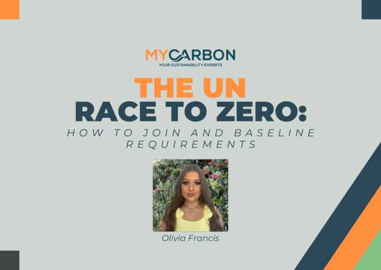 UN Race to Zero: How to Join and Baseline Requirements. Photo of a woman named Olivia Francis.