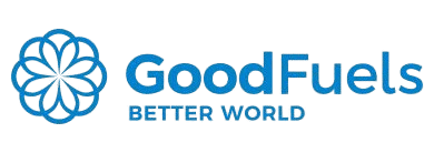 GoodFuelsLogo Liberty Mills logo with bold text and textile design elements.