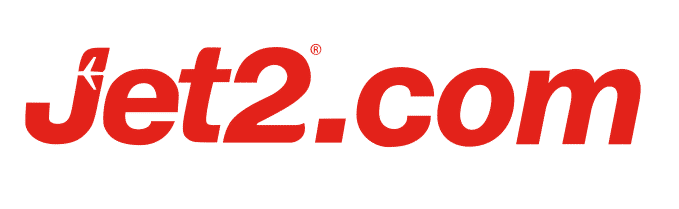 Jet2 Jet2.com logo in bold red letters on a transparent background.