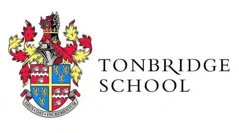 tonbridge-school-logo Tonbridge School logo with a colorful crest and the text "TONBRIDGE SCHOOL" on a white background.
